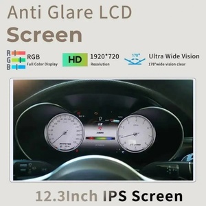 มาตรวัดความเร็วรอบเครื่องยนต์ มาตรวัดระยะทาง สำหรับรถเบนซ์ GLC C Class W205 NTG5.0 5.5 6.0 จอแสดงผล LCD แผงหน้าปัดดิจิตอล GPS ห้องนักบินเสมือนจริง - Product Image 4