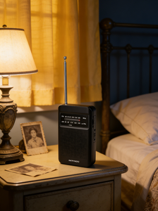 Retro Tarzı Taşınabilir AM FM Radyo Günlük Kullanım için Teleskopik Antenli Mini El Tipi Radyo - Product Image 5