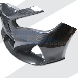 Pare-chocs avant en fibre de carbone véritable style X Motion pour Infiniti Q50 VQ37 Jw 2014-2024, pare-chocs de voiture en carbone Q50S - Product Image 4