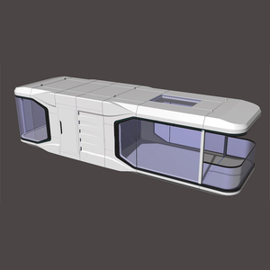 Villa Aluminium Verre Trempé Espace <span class=keywords><strong>Maison</strong></span> Capsule Sun Room Apple Cabine Simple Avec Salles <span class=keywords><strong>de</strong></span> <span class=keywords><strong>Bain</strong></span> - Product Image 3