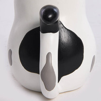 Statue de chat décorative créative pour la maison Sculpture en résine moderne Accessoires de bureau Figurine animale