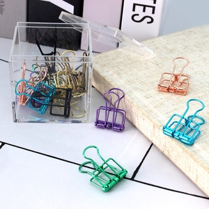 19Mm Bán Buôn Đa-Màu Sắc Kích Thước Khác Nhau Chất Kết Dính Clip Kim Loại Văn Phòng Phẩm Hollow Bulldog Clip Kẹp Cho Văn Phòng Nguồn Cung Cấp - Product Image 3