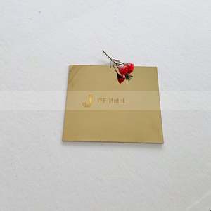 LL161 <b>Mirror</b> Polished Stainless Steel <b>Sheet</b> Plate BA Bright 8K <b>Mirror</b> Colored Rose Gold Golden Bending Cutting Services Included - Product Image 4