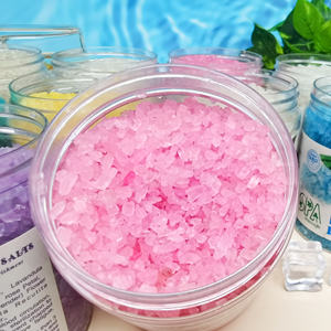 Sal de baño orgánica Natural, blanqueamiento de la piel, exfoliante corporal, para pies, Spa, remojo de Aroma, azúcar, flor, sal de cristal - Product Image 5