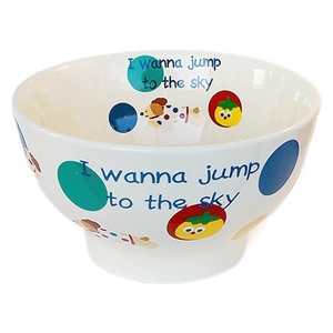 ชามเซรามิคลายการ์ตูนสัตว์น่ารัก สีครีม ใช้กับไมโครเวฟได้ ขนาด 5 นิ้ว สำหรับของหวาน อาหารเช้า สไตล์นอร์ดิก น้ำหนัก 280 กรัม - Product Image 5