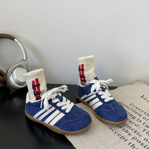 <span class=keywords><strong>Zapatillas</strong></span> Deportivas Antideslizantes con Suela Suave para Niños, Color Caqui, Marrón y Negro, Zapatos de Entrenamiento Alemanes Transpirables para <span class=keywords><strong>Niñas</strong></span> - Product Image 2