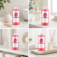 MZJF 100ml Huile de recharge pour diffuseur à bâtonnets, parfum Rose Sucrée, Aromathérapie