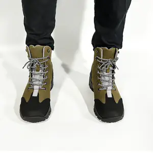 Bottes de randonnée américaines pour hommes, bottes de randonnée élégantes de haute qualité pour hommes, chaussures en cuir Nubuck pour hommes