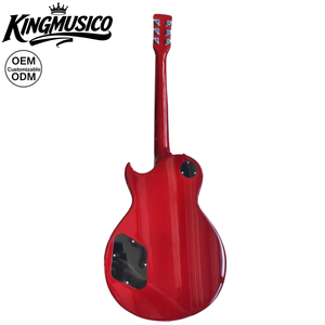 Guitarra Eléctrica Estilo <span class=keywords><strong>LP</strong></span> al por Mayor, Cuerpo de Álamo, Mástil de Arce, Guitarra de Metal para Principiantes y Uso en Bandas - Product Image 6