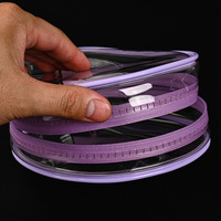 Pochette de rangement transparente refermable en PVC souple, avec support 3D, cinq couleurs, fermeture éclair, pour soins personnels, voyage et salle de bain
