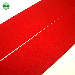 Cinturilla Elástica Personalizada de 2 Pulgadas (5 cm, 50 mm) en Color Rojo para Pantalones Cortos, con Logotipo Personalizado en el Centro, Fábrica HOUSON - Product Image 2