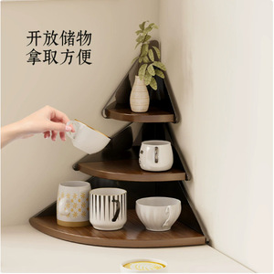 ที่วางแก้วมุมโต๊ะ 3 ชั้น สำหรับจัดเก็บแก้วกาแฟ ชุดน้ำชา - Product Image 4
