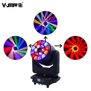 VSHOW R1940L 2pcs avec étui 19pcs 40W RGBW 4in1 <span class=keywords><strong>B</strong></span>-Eyes Big Bee Eye LED Zoom Wash Moving Head Light Pour Bar DJ <span class=keywords><strong>Club</strong></span> - Product Image 2