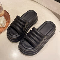 Sandalias Deportivas de Plataforma con Punta Abierta para Mujer, Moda Primavera-Verano-Otoño 2026, Casuales, Sin Cordones, para Playa y Exteriores