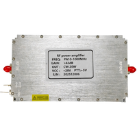 Módulo Amplificador de RF GaN PA1100-1700MHz, Amplificador de RF de 20w, Módulo Amplificador de Potencia de Onda Continua y Onda Pulsada de Estado Sólido de Alta Potencia