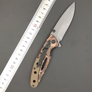 Navaja Plegable EDC de Acero Inoxidable OEM, Mango de Aluminio, para Supervivencia, Camping, Manualidades, Cortar Frutas y Cuerdas al Aire Libre - Product Image 4