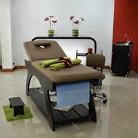 Nouveau Lit de Massage en Bois avec Trou dans le Dos, Réglable, Thérapie Thermique, Centre de Prévention de la Santé TCM, Salon de Beauté, Directement de l'Usine