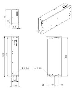 2*200W Doble amalgama Uvc Lámpara Reactor Tipo de atenuación Balasto electrónico - Product Image 2