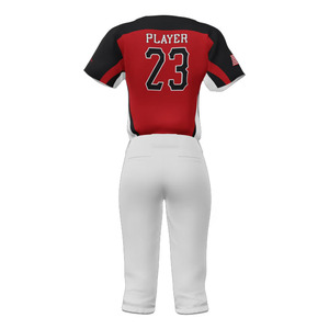 Uniforme de Softbol Juvenil de Diseño Personalizado, Colores Personalizados, Conjunto de Uniforme de Béisbol de Alta Calidad, Uniforme Deportivo de Softbol para Mujer - Product Image 5