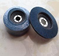 Disques à lamelles en fibre de verre de 115 mm 27/T29, revêtement en oxyde d'aluminium, disques abrasifs de meulage avec support OEM et ODM pour le polissage