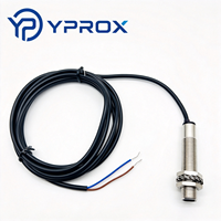 Sensor Proximitas Induktif Laser YPROX LJ12A M12 Jarak Deteksi 4-8mm Output NPN/PNP 10-30V Tahan Debu Tahan Air