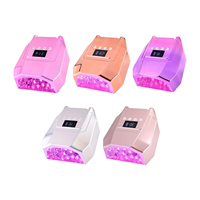 2025 Salon sans fil sèche-ongles manucure professionnel Base en métal 98W sans fil Rechargeable UV LED lampe de polymérisation des ongles