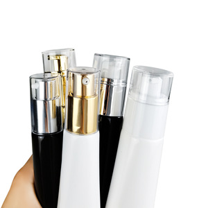 30g 40g 50g Gold <b>Black</b> White Empty Plastic Cosmetic Tubes With Screw Cap Vacuum <b>Pump</b> Packaging For Lotion Foundation BB Cream - Product Image 2