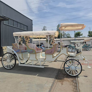 Chariot de balancelle électrique professionnel pour visites touristiques, modèle de charrette royale pour mariage, en vente directe d'usine - Product Image 1
