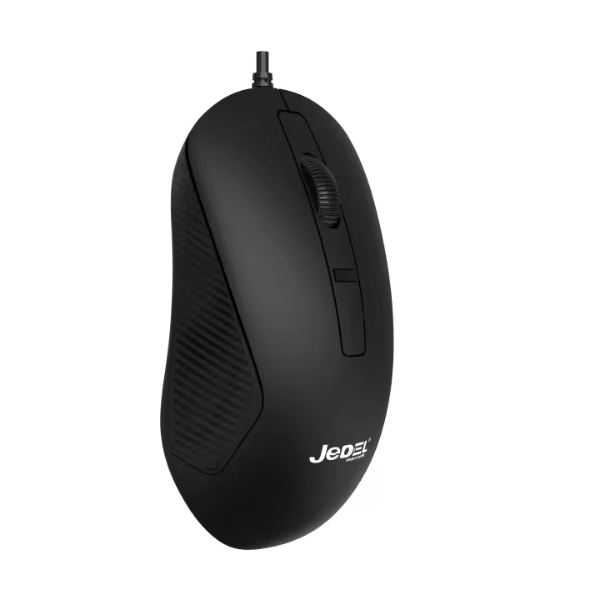 Jedel CP101 4D Wired Office Mouse 1600DPI Business Normal Mouse Mice Desktop Computer Mouse USB Wired Office Mouse for Laptop PC