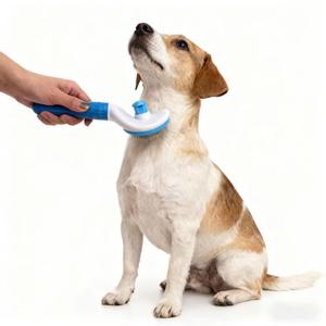 <b>Pet</b> Grooming <b>Brush</b> Set Medium Size Plastic Dual Side For Cat And Dog Hair Removal Convenient Use - Product Image 4