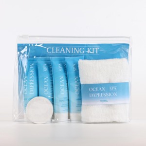 Serviette d'hygiène tout-en-un et kit de nettoyage de <span class=keywords><strong>cuisine</strong></span> pour hôtels, locations de vacances, voyages et usage domestique - Product Image 3