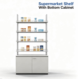 New Version Heavy Duty Supermarket <b>Stackable</b> Wire Storage Bin Display Stand Kitchen Assemble <b>Basket</b> with Bin Divider - Product Image 6