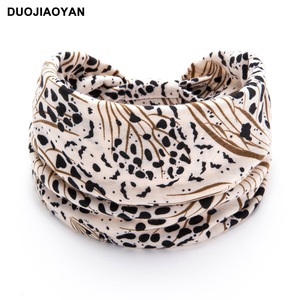 Bandeau imprimé léopard pour femmes, bandeau en polyester tendance pour le sport, le yoga, les mariages, accessoires de <span class=keywords><strong>cheveux</strong></span> de style européen et américain - Product Image 5