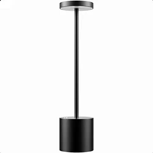 Lampada da tavolo a LED senza fili con Dimmer tattile in alluminio personalizzato per ristorante Ktv Hotel Bar Dinner Table Light con USB ricaricabile