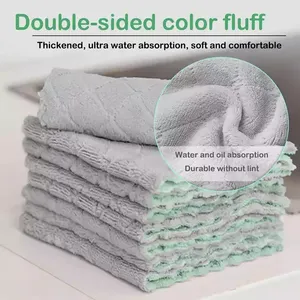 Panno per la pulizia in microfibra Premium asciugamani per la pulizia in microfibra senza pelucchi per la cucina di casa asciugamano in microfibra per finestra di vetro dell'auto