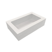 Boîte de pâturage personnalisée en papier kraft plateau de restauration avec couvercle de fenêtre vente en gros
