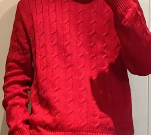 <span class=keywords><strong>Pull</strong></span> Polo Personnalisé 2026 Nouveau Logo Décontracté <span class=keywords><strong>Pull</strong></span> Chaîne Coupe Slim en Laine à Carreaux Homme Vintage Style Old Money - Product Image 4