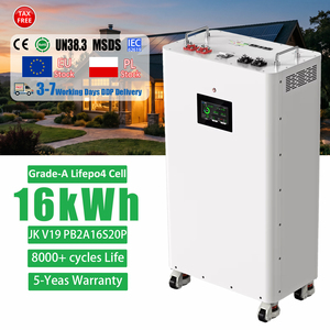 EU Stock Complete <b>48v</b> 51.2v 314Ah 280Ah 15kWh 16kWh Lifepo4 <b>Battery</b> Build in JK V19 BMS for Solar Household Photovoltaic Systems - Product Image 1