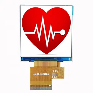 2.6 inch 240x240 ips square 1:1 tft lcd module optional capacitive touch screen panel MCU SPI interface lcd display