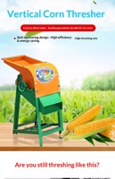 Machine à décortiquer le maïs électrique automatique 220V, modèle domestique compact et grande capacité, avec décortiqueur intégré, élimine les écorces et sépare les grains, garantie 4 ans
