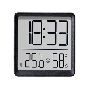 Zhongnaier Nhật Bản mini bảng đồng hồ hygrothermograph bảng đồng hồ đa chức năng điện tử Nhiệt kế ẩm kế đồng hồ báo thức - Product Image 1