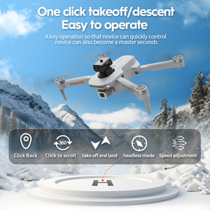 Dron FPV RC E88 flotante de flujo óptico con cámara <span class=keywords><strong>4K</strong></span> HD Motor sin escobillas 5km Distancia de transmisión de imagen Control remoto - Product Image 6