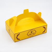 Caja Cuadrada Reforzada para Pastel, Caja de Embalaje para Pastel de Cumpleaños con Logotipo Personalizado, Caja de Cartón de Una Sola Capa, Suministro al por Mayor
