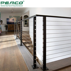 Современный домашний дизайн для помещений 4 6 8 10 кабель натяжения поручней кабель из нержавеющей стали система перил для лестницы - Product Image 6