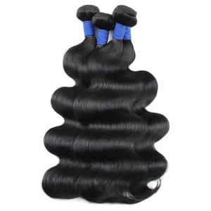 Extensiones de Cabello Humano 100% Natural, Ondulado, en Trama, de 16 a 28 Pulgadas, Venta al por Mayor de Fábrica - Product Image 1