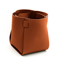 Boîte de pot de fleur en cuir floral rose emballage de bouquet de décor de maison et de jardin pour les arrangements floraux pour les fleuristes
