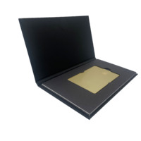 Kunden spezifische Luxus magnetische Geschenk karte Business-Verpackungs box VIP-Verpackungs box Kreditkarten-Geschenk box