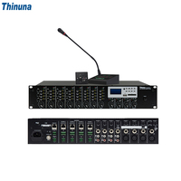 Amplificador de Audio Digital Thinuna PP-6284 II/4450P, Sistema PA, 4 Canales, Mezclador Estéreo, con BT/USB/FM
