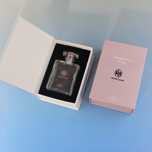 Bouteille de <span class=keywords><strong>Parfum</strong></span> en Verre Carrée Plate de 50 ml, Vide et Rechargeable, avec Bouchon Noir Mat à Vis, Pompe Vaporisatrice et Sérigraphie - Product Image 6