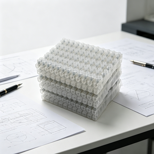 Lot de 12 connecteurs de bornier en PE, PP, PA66, 250V, à vis en cuivre, raccord rapide pour câbles d'éclairage - Product Image 3